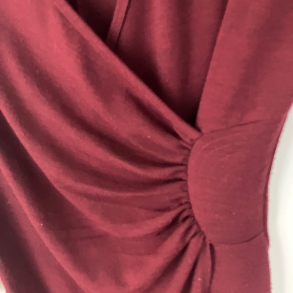 Vintage maroon Neesha Knit Sweater Dress Size L - Picture 3 of 3